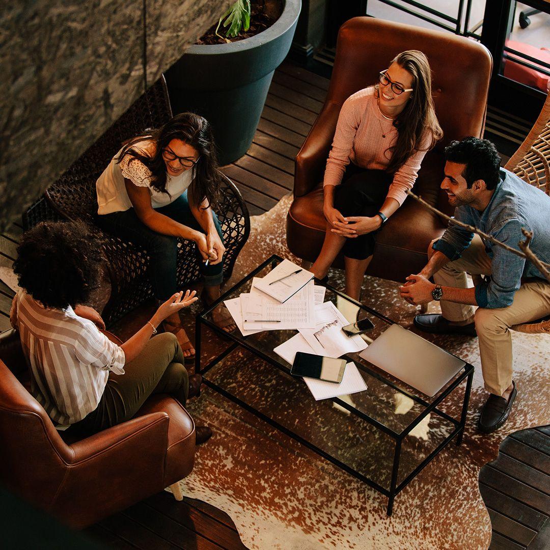 people sitting together