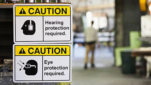 Regulatory signage