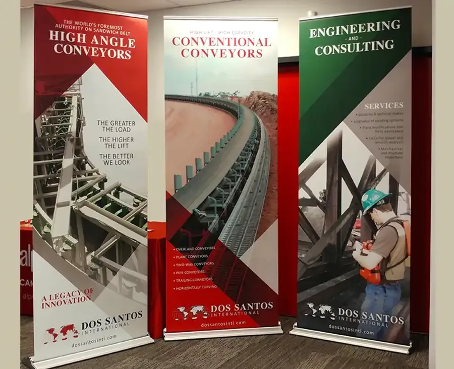 Retractable banner at AlphaGraphics Marietta