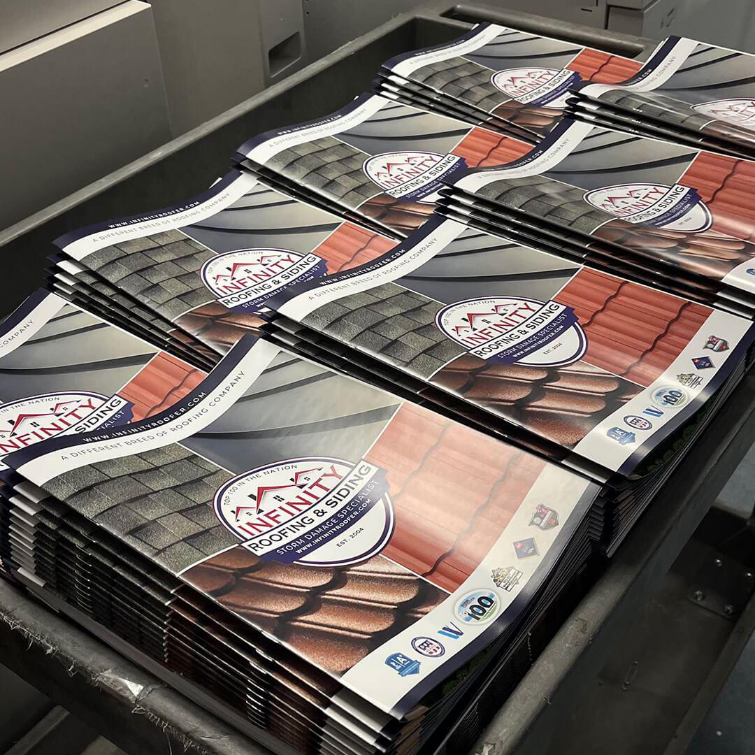 Saddle Stitched Multipage Booklets For Infitiny Roofing