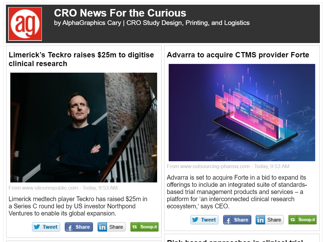 February Issue of CRO News for the Curious