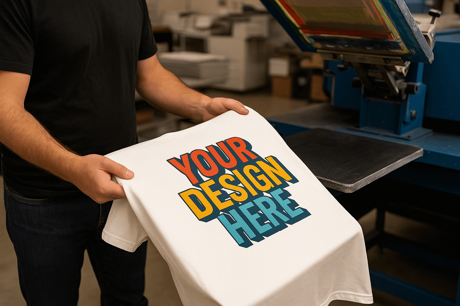 Reliable screen print quality with bold colors