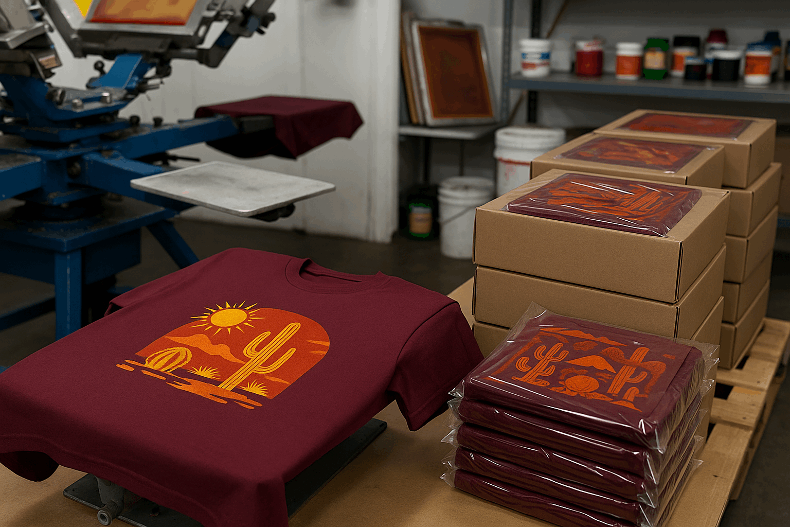 AlphaGraphics screen printing shop in Tempe