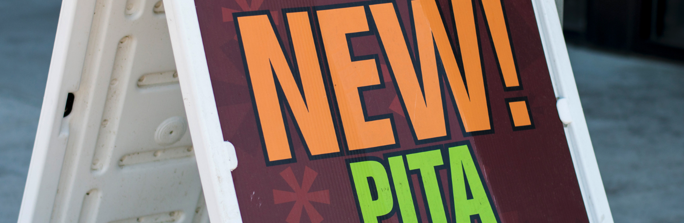Attract Attention with A-Frame Signs!