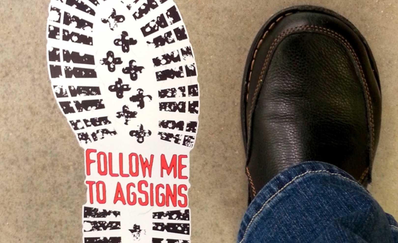 Reach Distracted Consumers with Floor Graphics