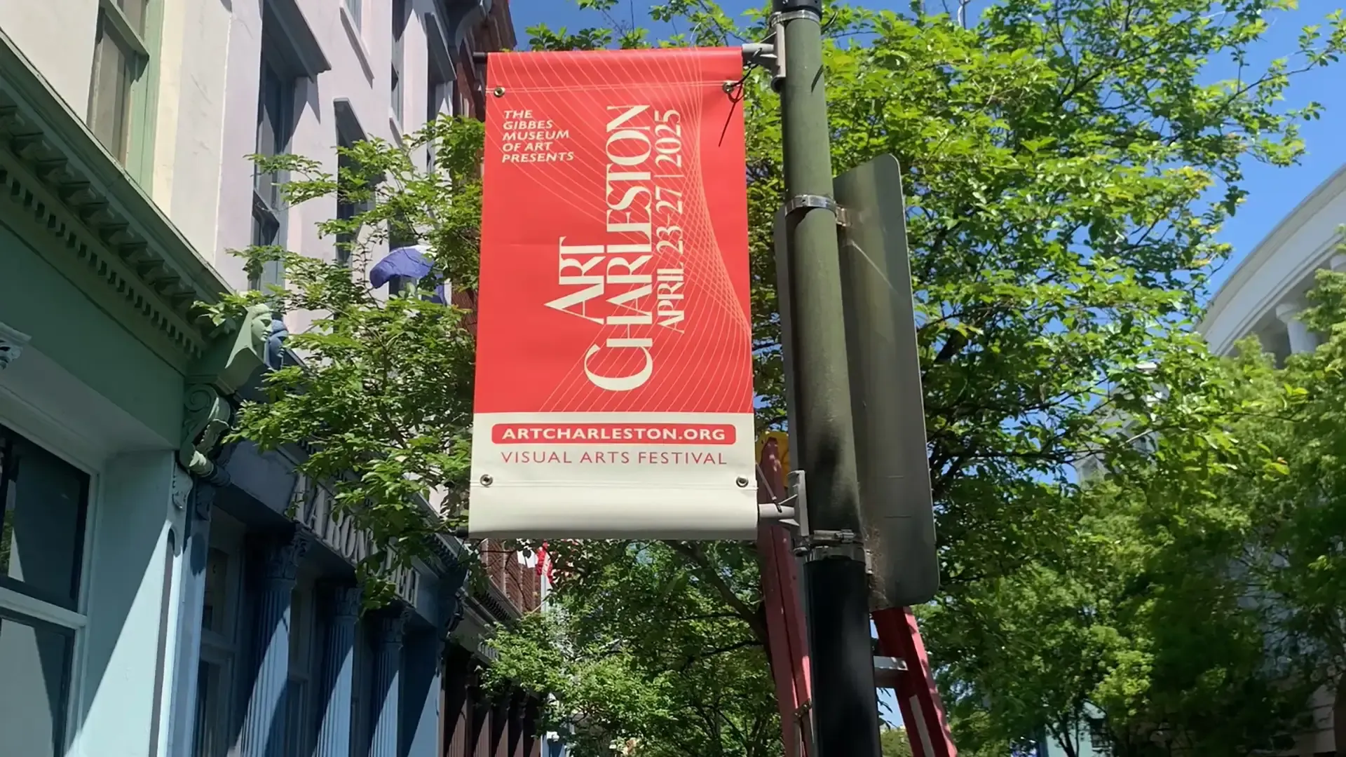 Sidewalk signs at AlphaGraphics Charleston