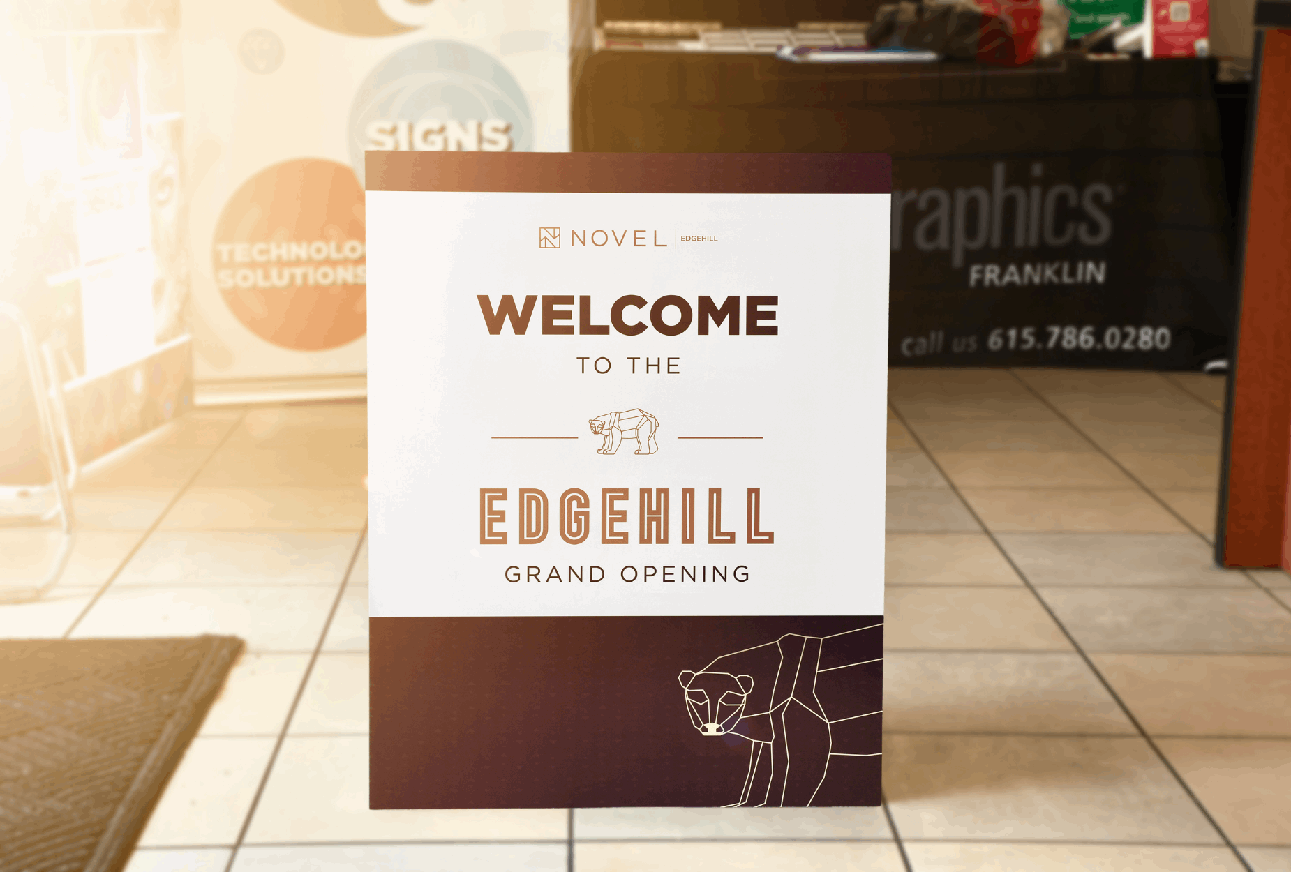 Our sign printing technology