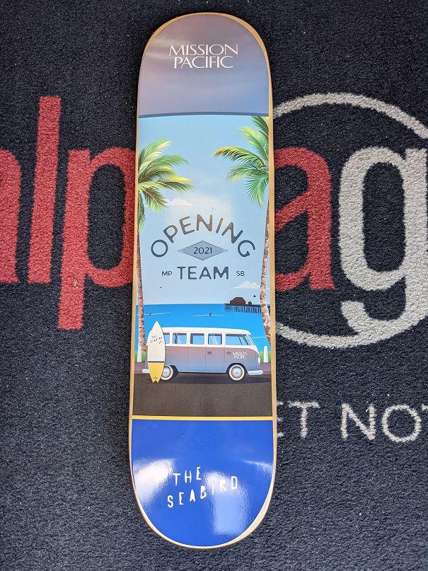 Skateboard Deck Graphics - Mission Pacific / The Seabird