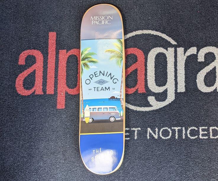 Skateboard Deck Graphics - Mission Pacific / The Seabird