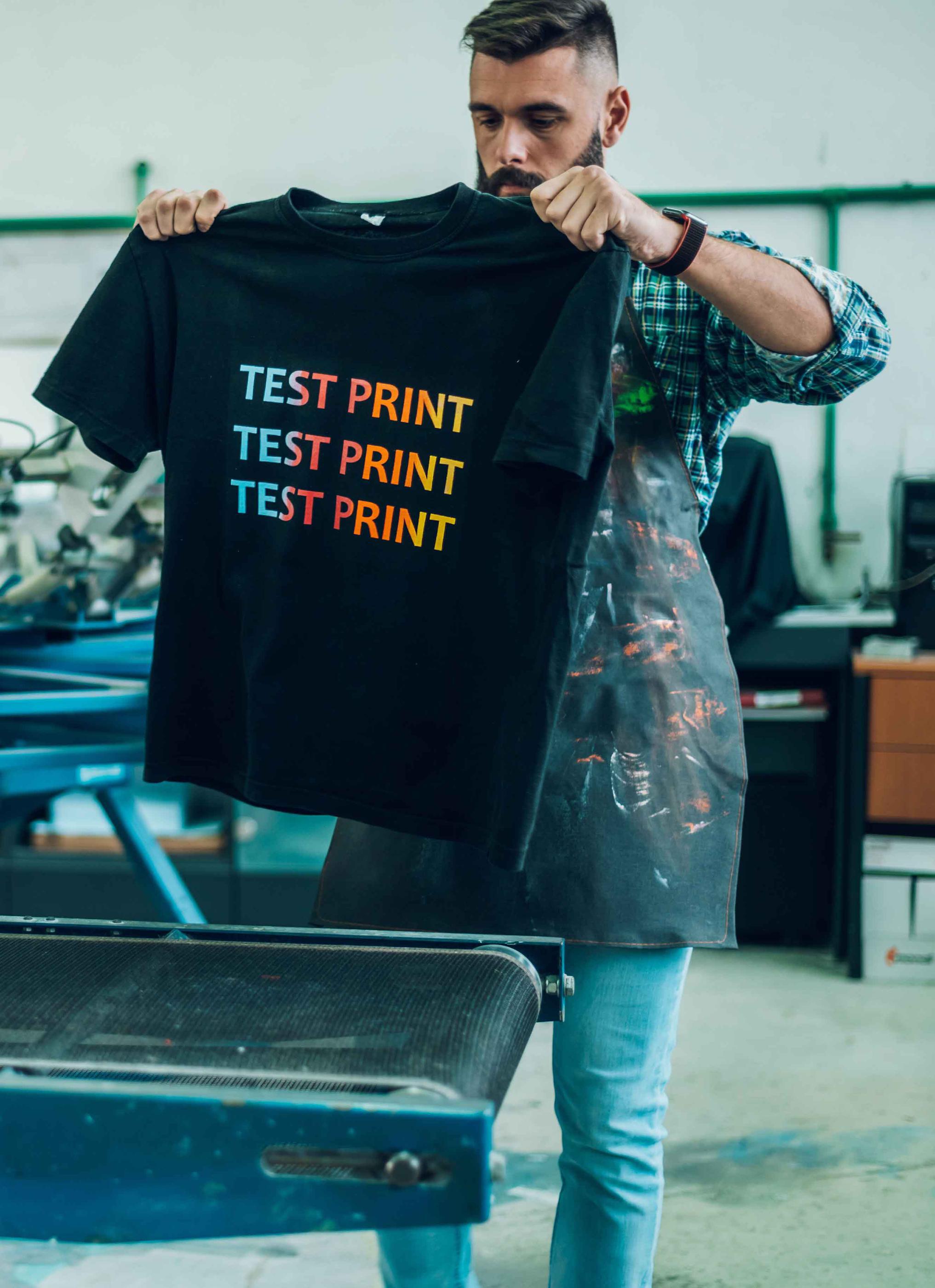 DTG printing process