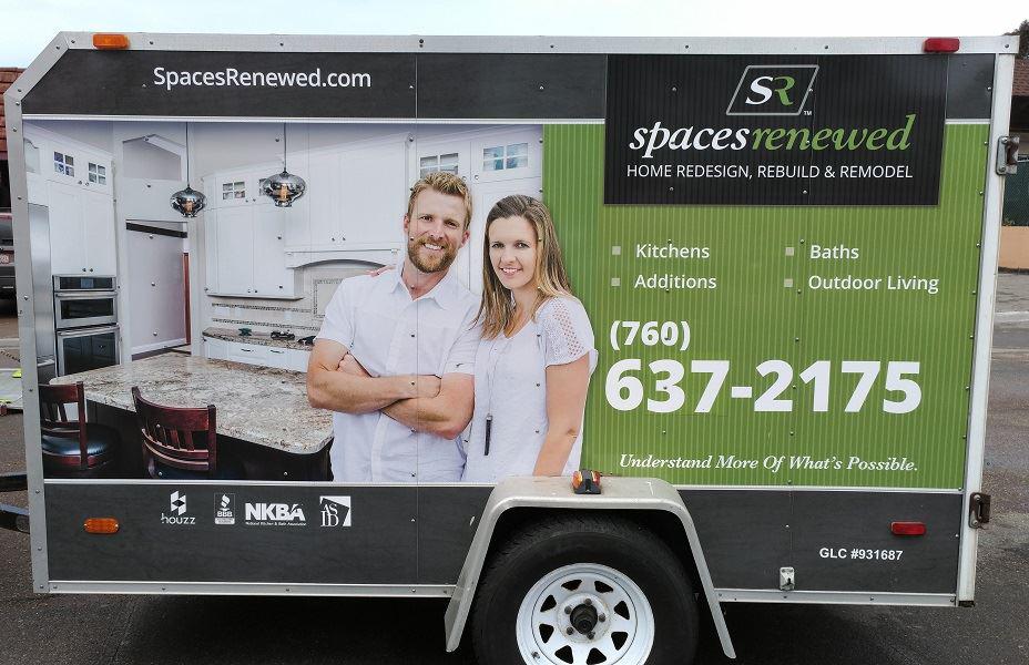 Spaces Renewed Trailer Wrap