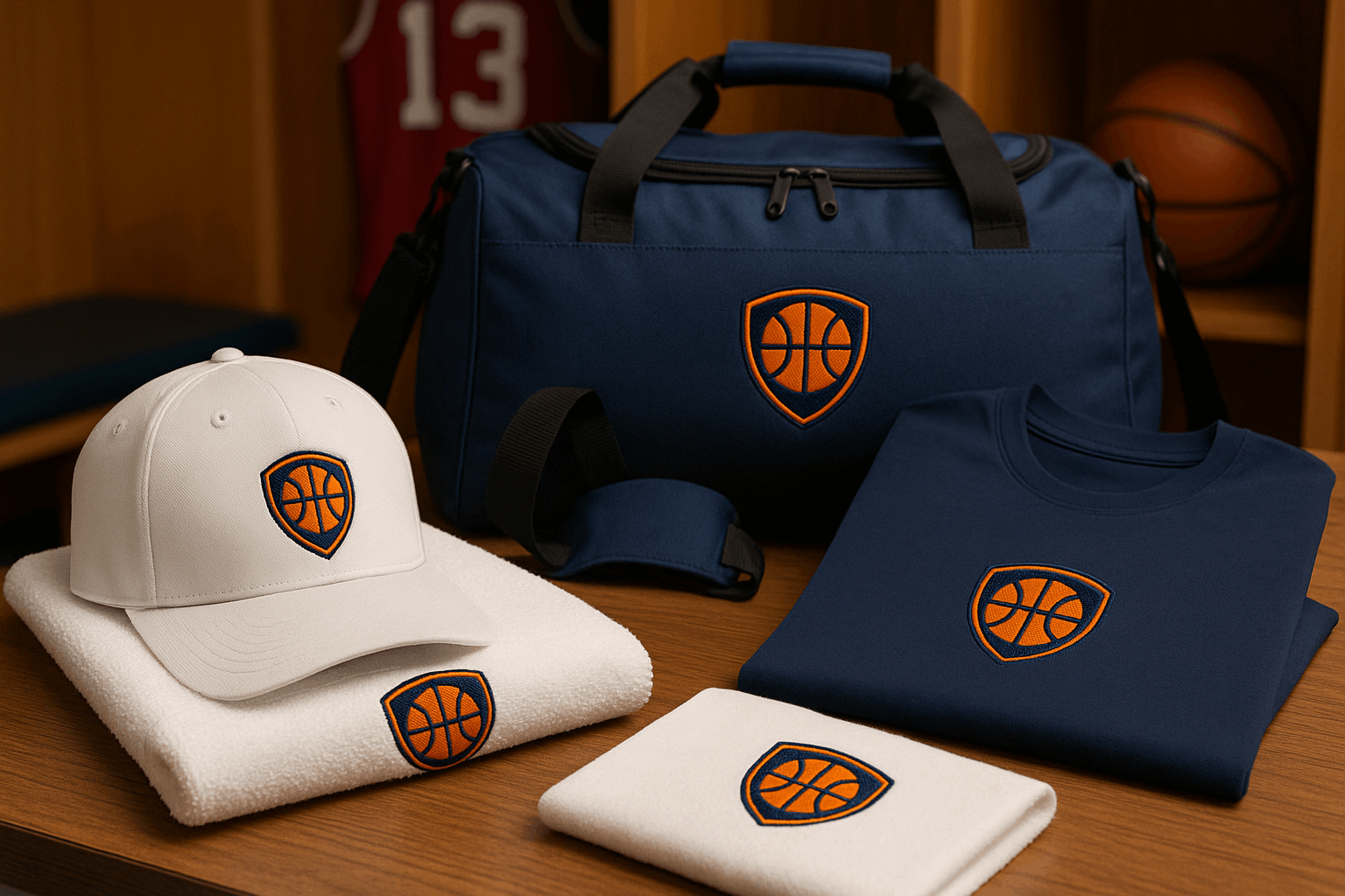 Sports team embroidery