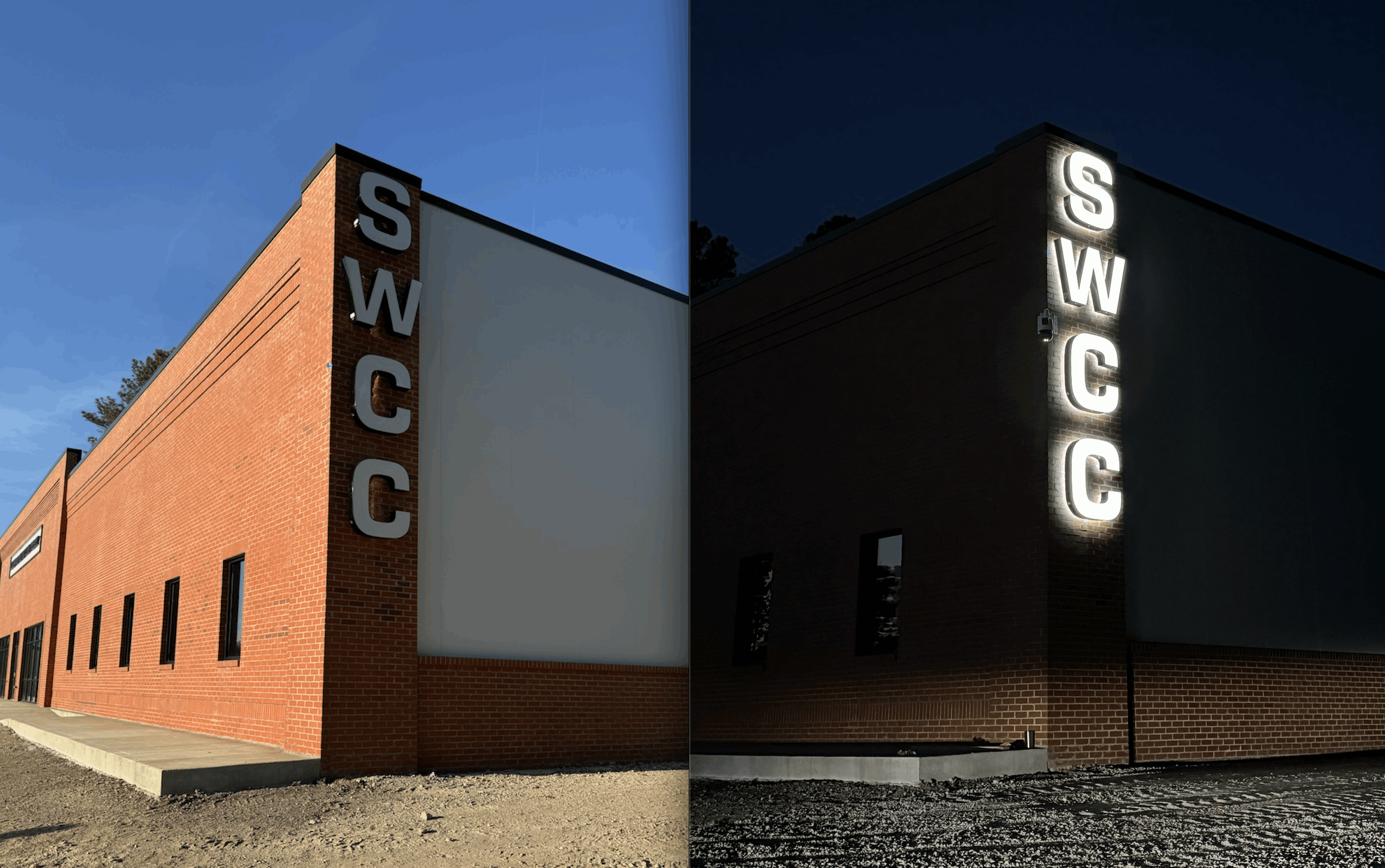 Signs day and night