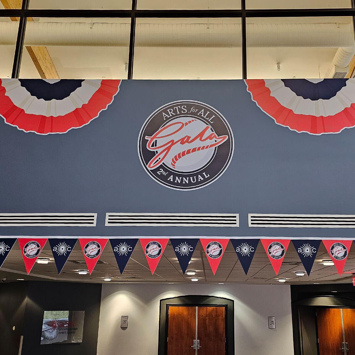 Gala Event Temporary Vinyl Graphics