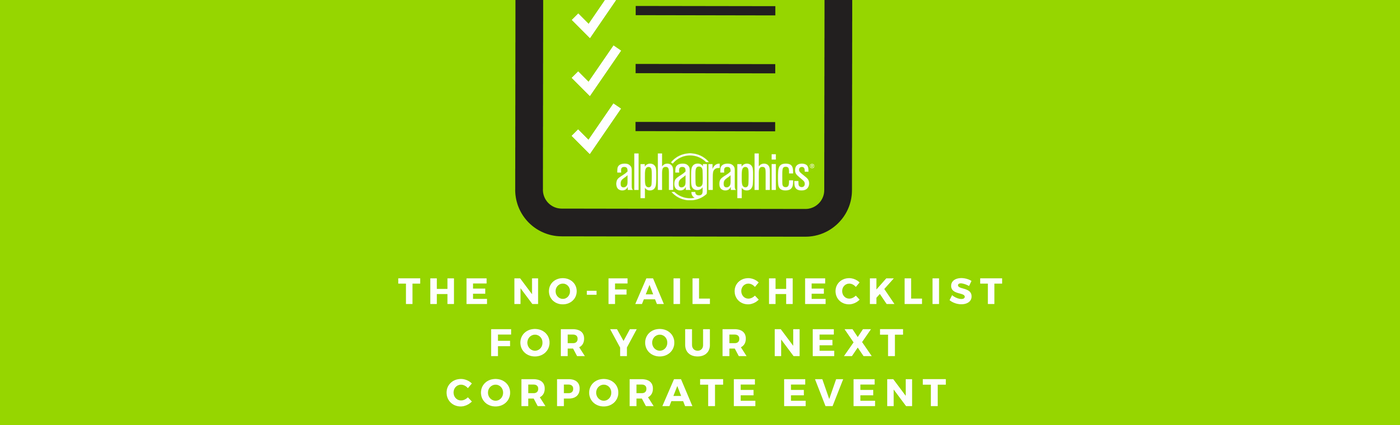 The No-Fail Checklist for Your Next Corporate Event