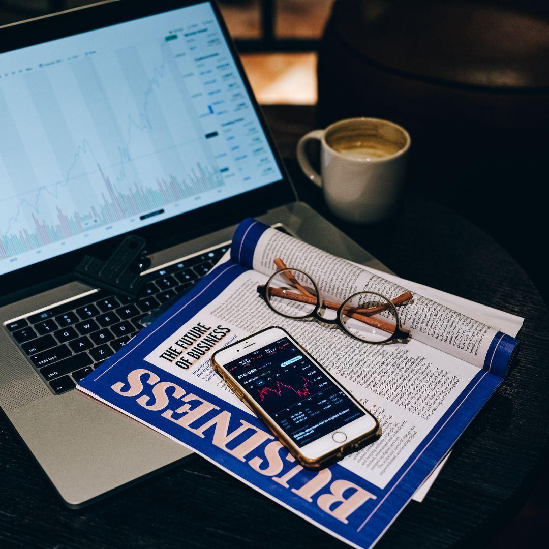 photo of marketing materials