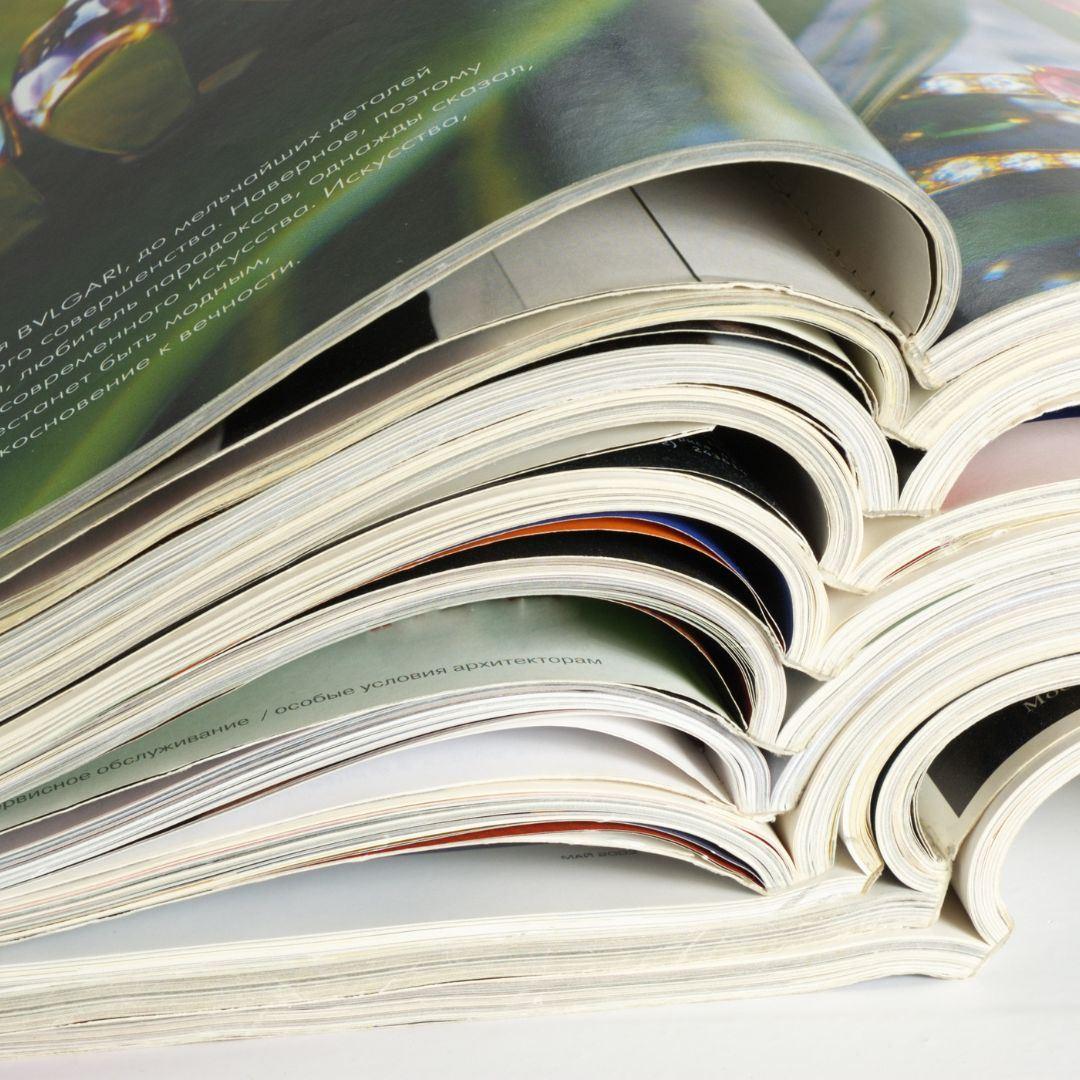 photo of marketing materials