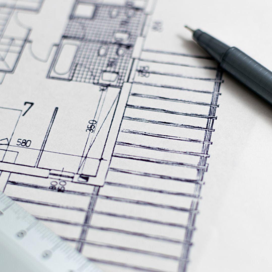 photo of blueprints