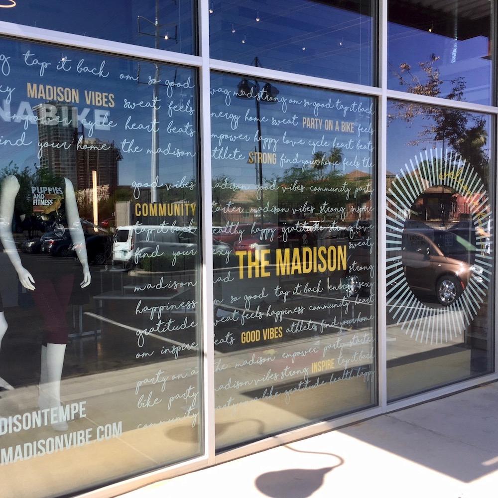 The Madison Window Lettering