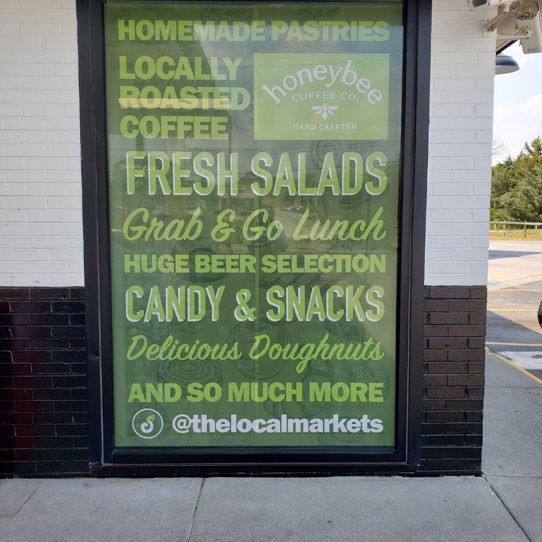 photo of window graphics