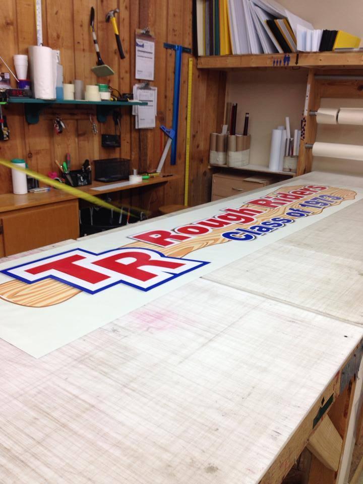 Tr rough riders full color banner