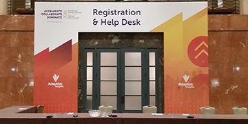 Hotel wall branding for special event