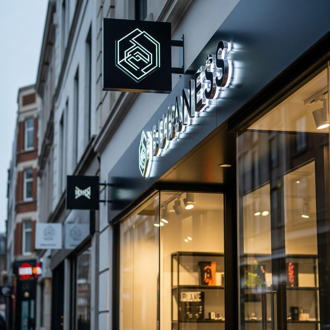 photo of business signage