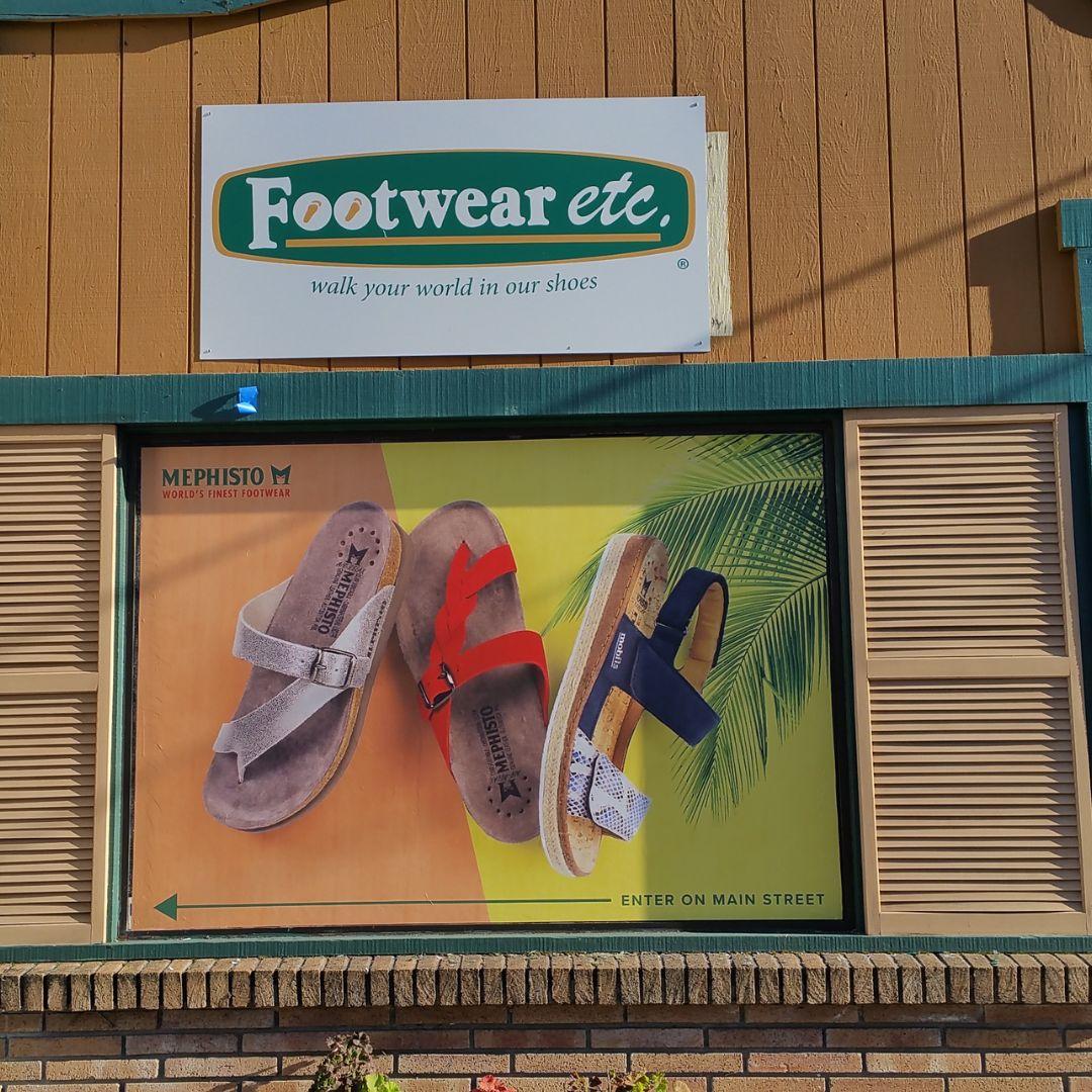 on brand window sign