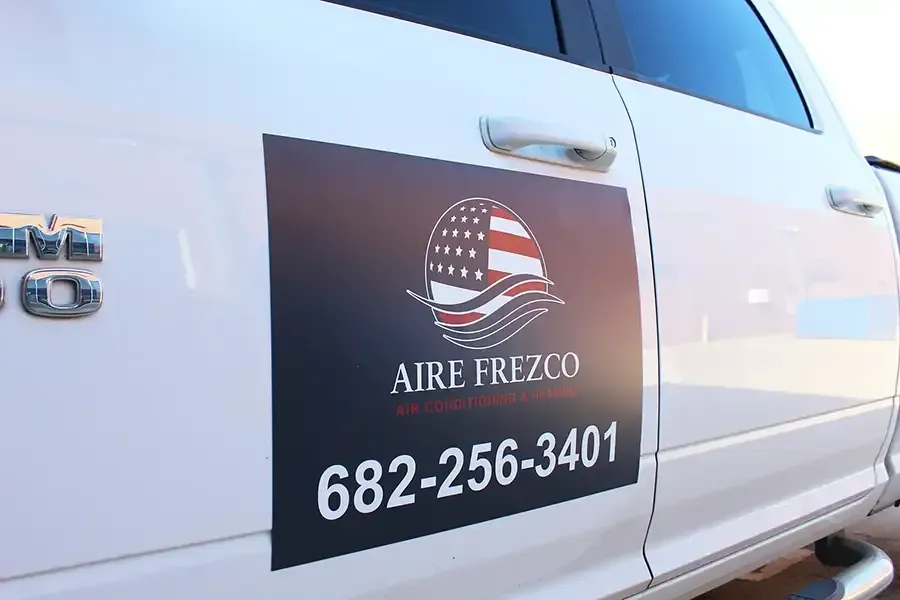 Vehicle magnet at AlphaGraphics Irving