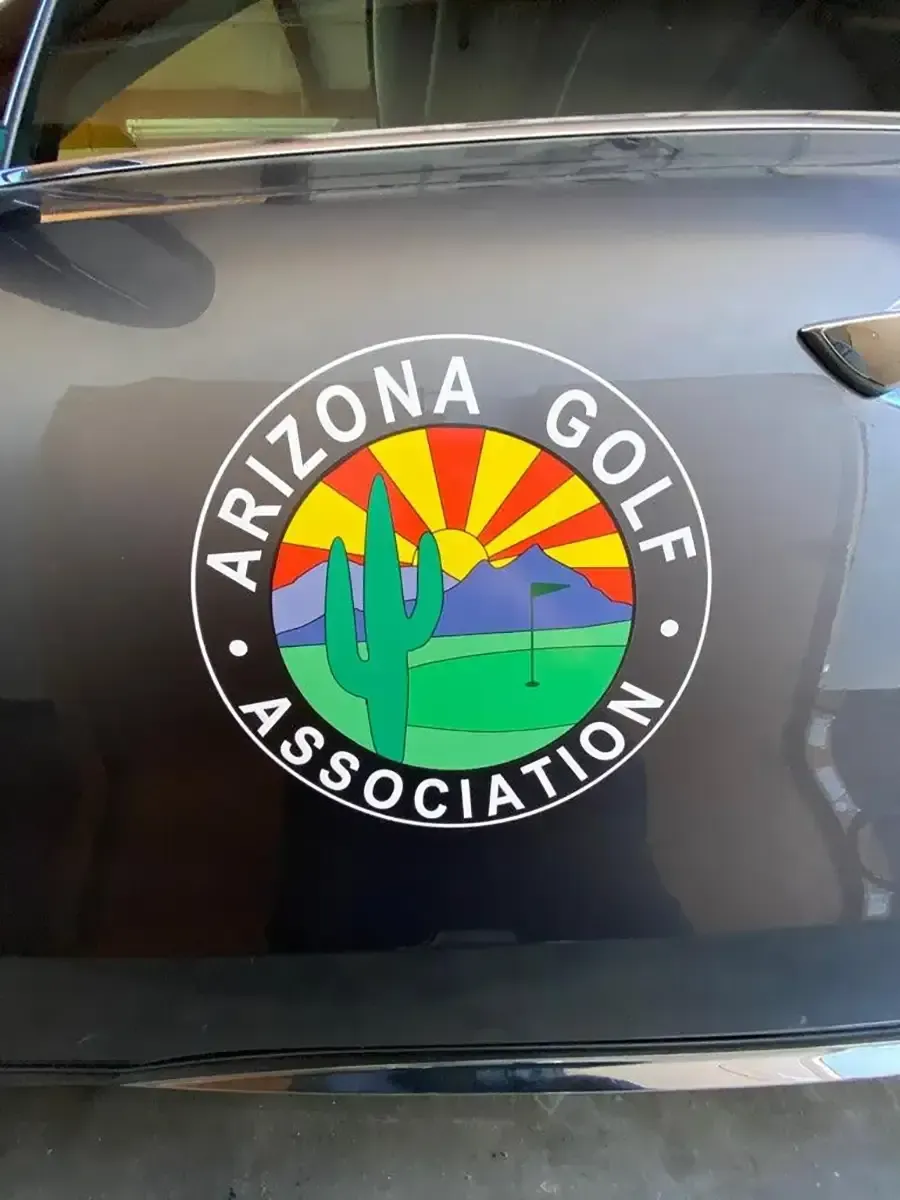 Vinyl car decal at AlphaGraphics Scottsdale Airpark