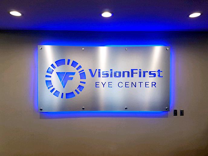 Vision First sign example