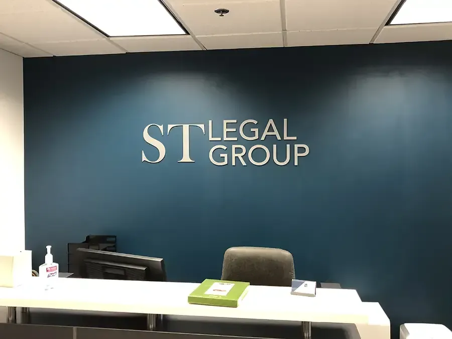 Wall sign at AlphaGraphics Northbrook Deerfield