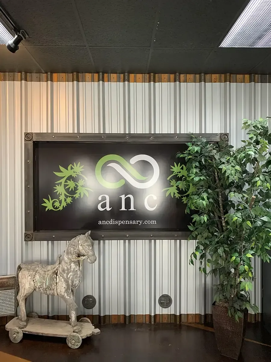 Wall sign at AlphaGraphics Scottsdale Old Town