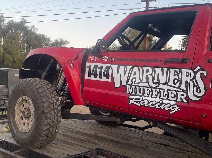 Warner's Muffler Truck with Graphics