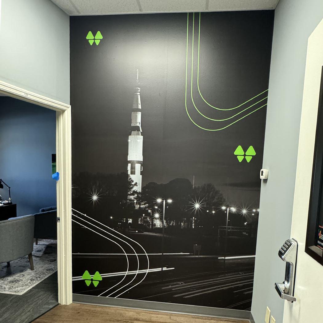 Wall Mural for Huntsville Location for Waynes