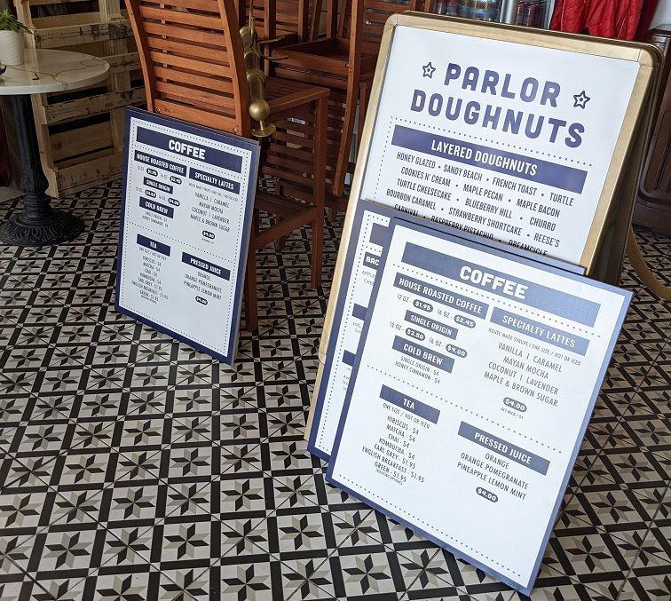 Wood Print On Top Signs