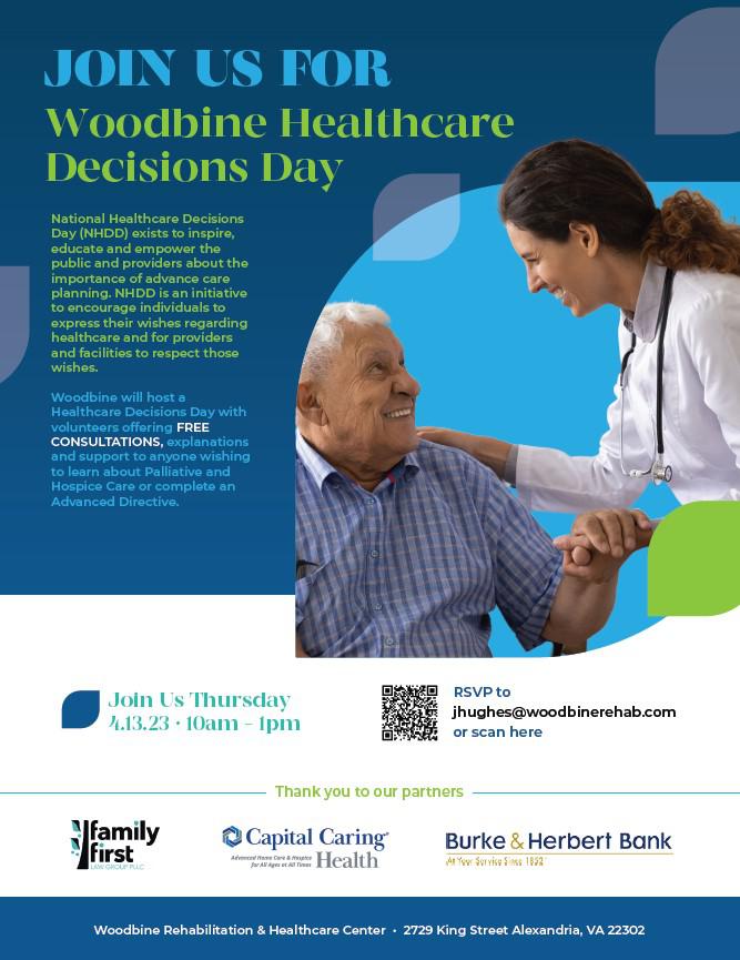 Woodbine Rehab Center flyer