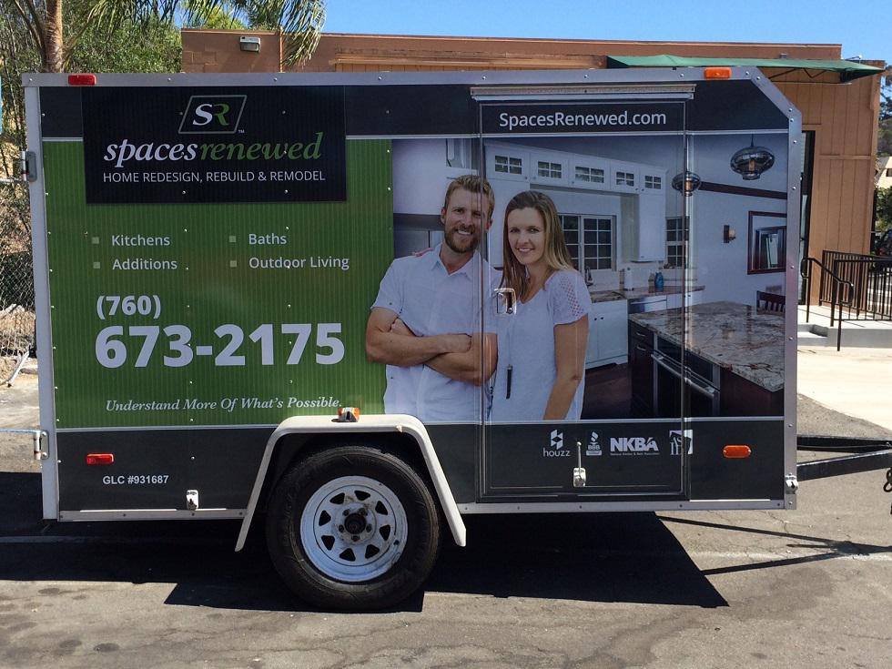 Work Trailer Graphics - Spaces Renewed