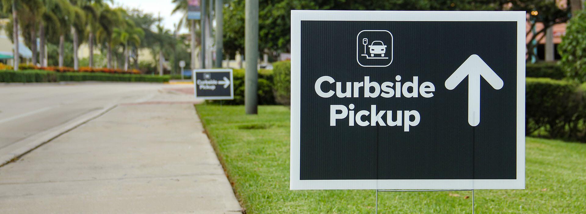 Yard and site signs banner